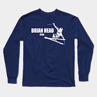 Brian Head Resort Utah Skier Long Sleeve T-Shirt